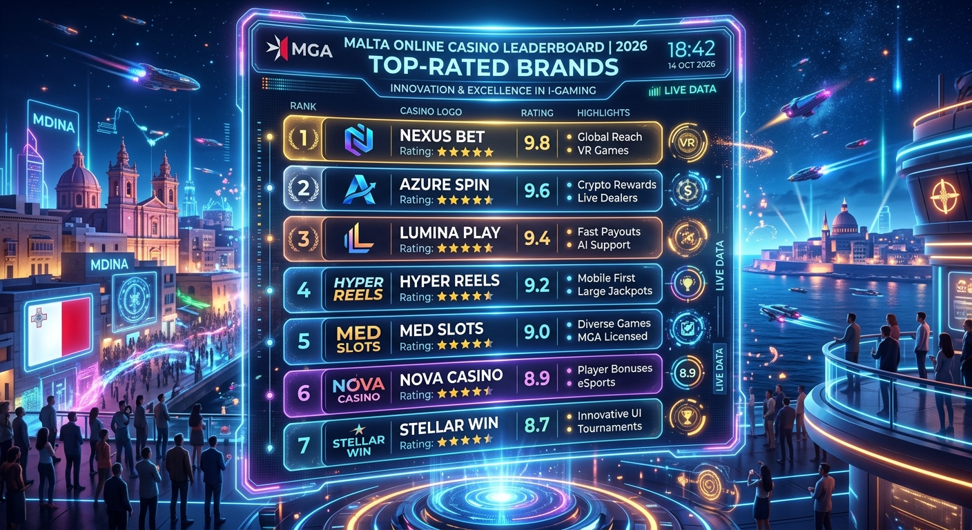 Classifica dei Top Casino Online di Malta del 2026 - migliori casino online malta